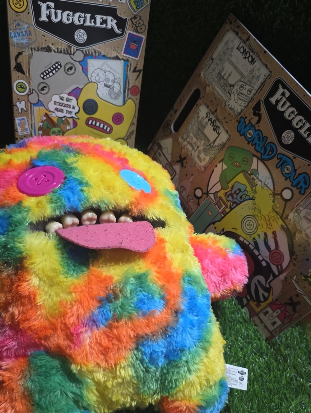 Lot Of Fuggler 20"Oogah BOOGAH PLUSH Color Books